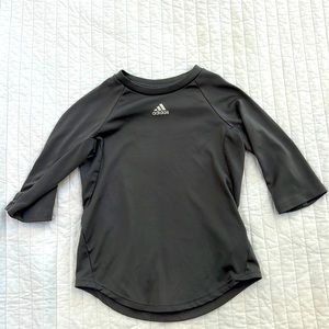 Little boys 3/4 Adidas Baseball Climacool Shirt